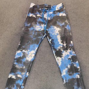 Blue trousers for men and women